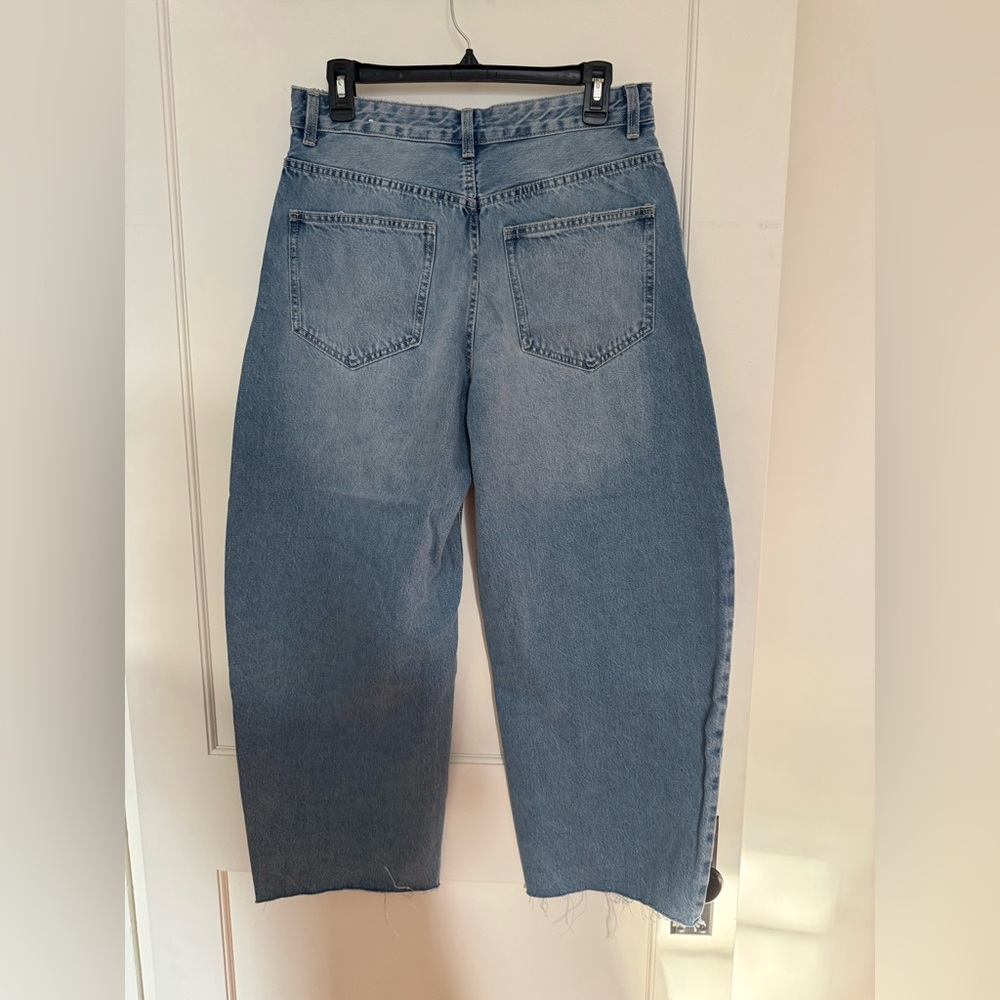 Bershka Light Blue High-Rise Denim Jeans - Picture 2 of 3